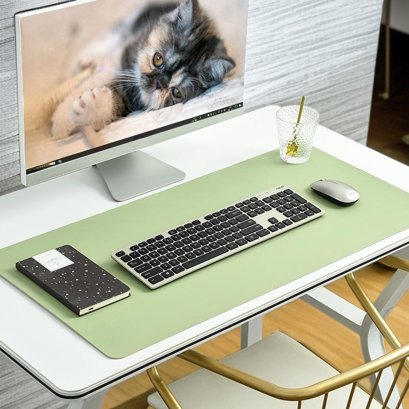 학생용 가죽 책상 패드 컴퓨터 마우스 패드 방수 대형 필기 데스크 패드