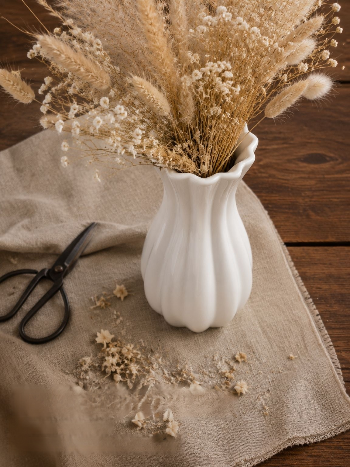 Vase sur pied élégant pour décoration intérieure de style français
