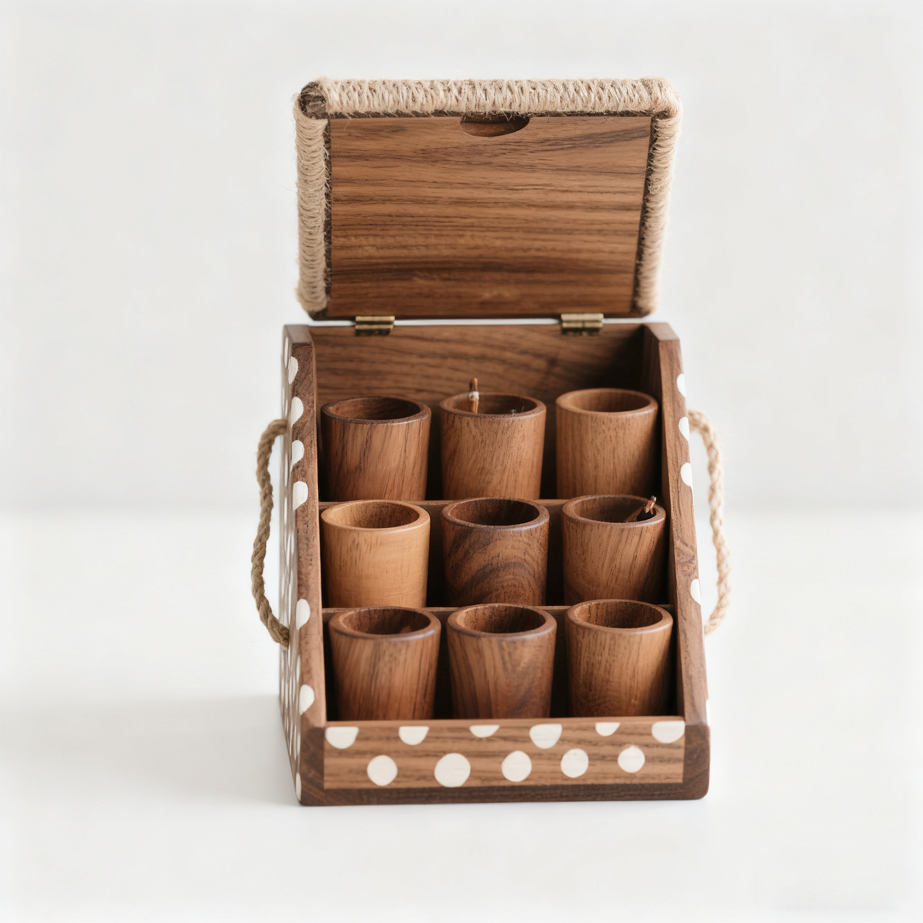 木製デザインペンホルダー 