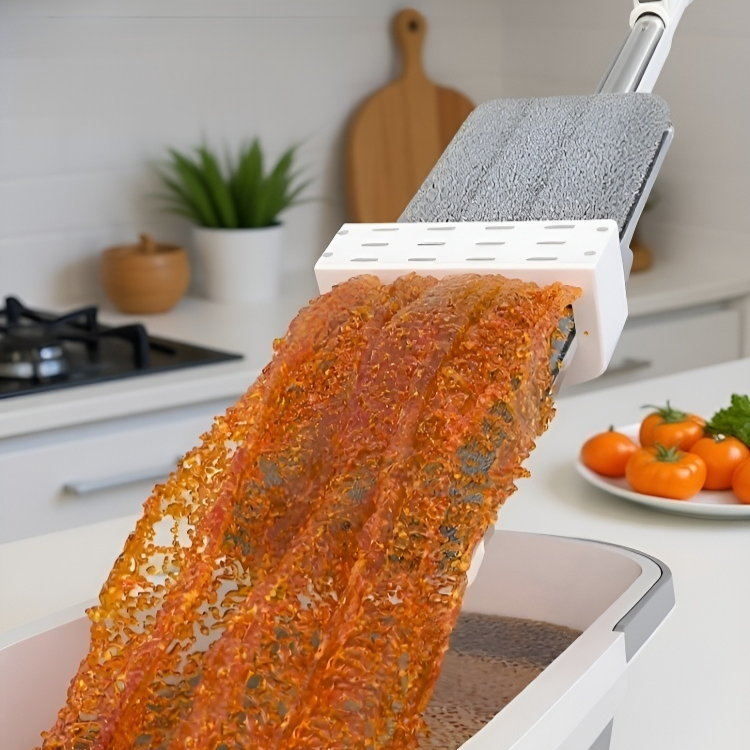 - 耐久性のあるアルミ合金製フラットモップ