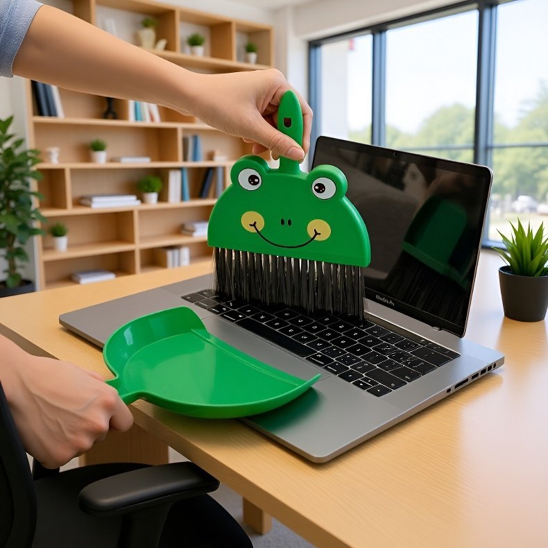 掃除用ほうきとちりとりセット