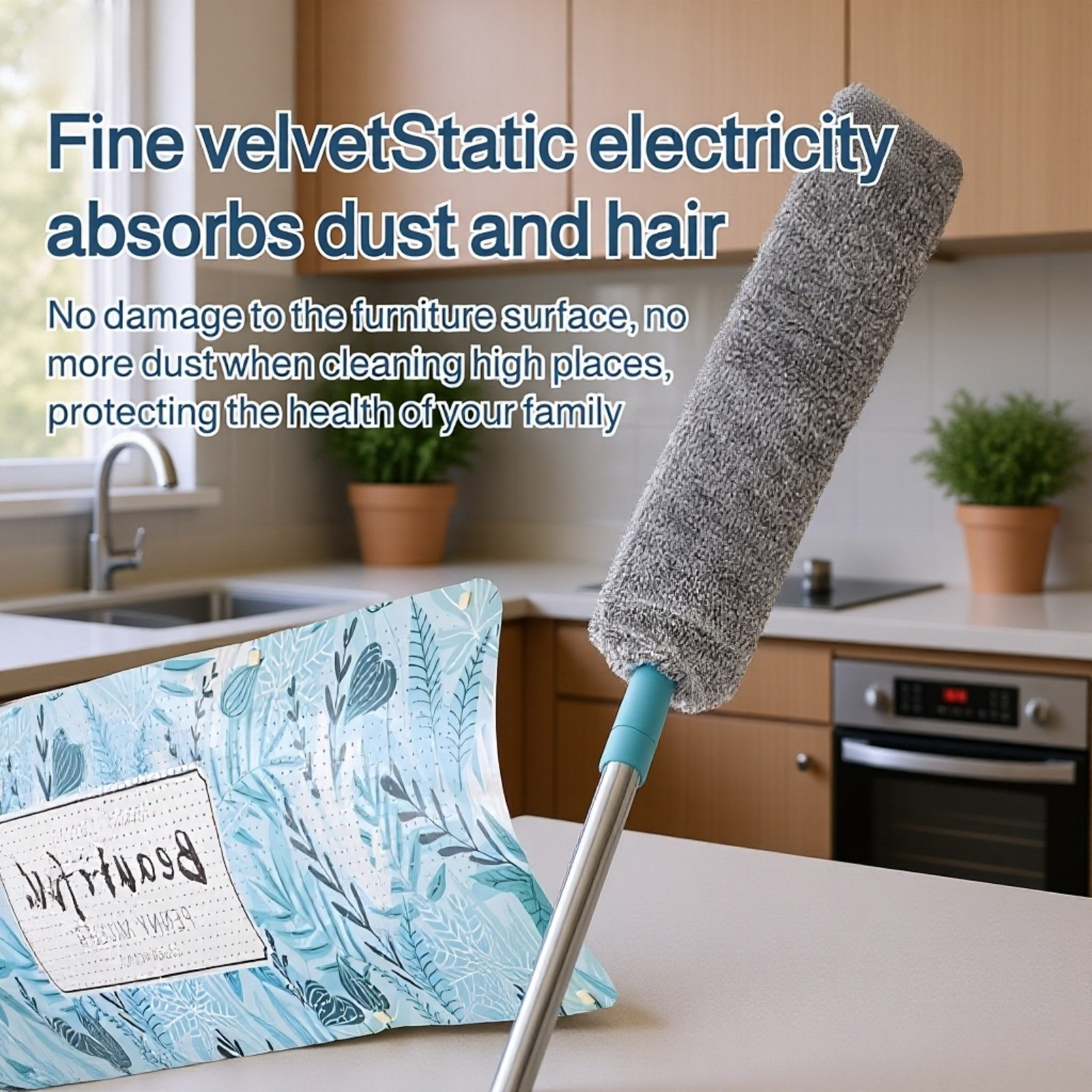  Adjustable Dust Brush for Hard-to-Reach Sofa and Bed Areas