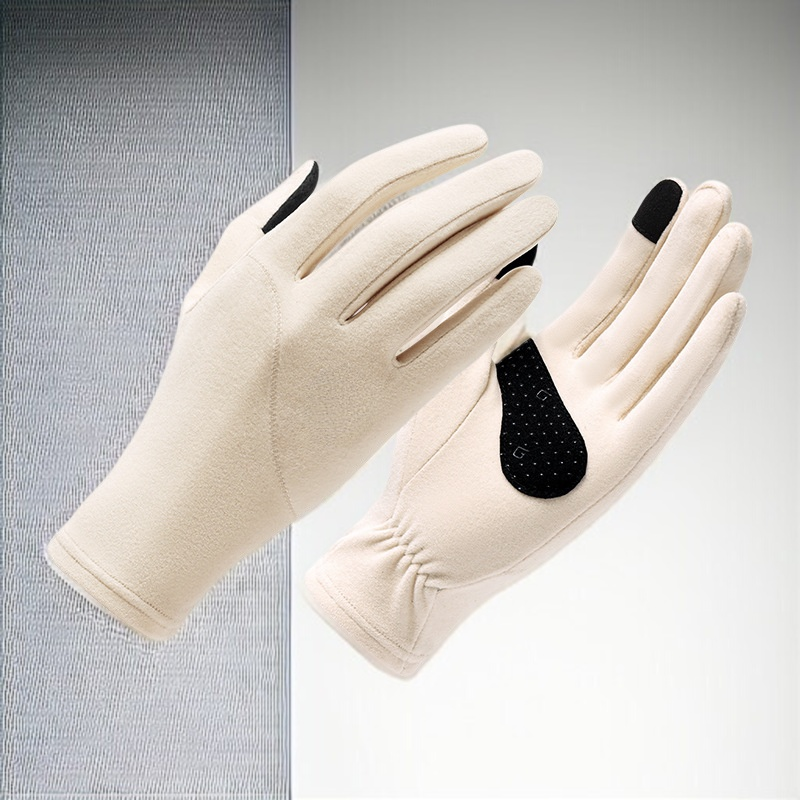  겨울 여성용 미끄럼 방지 터치스크린 장갑