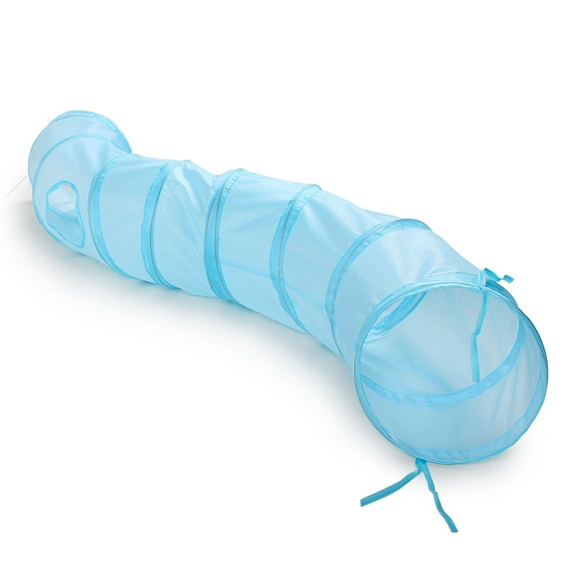 Pet Cat Three-way Tunnel Toy Straight Tent