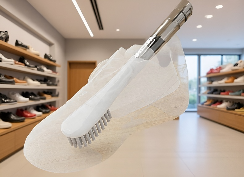 운동화 청소에 적합한 브러시 활용 예시