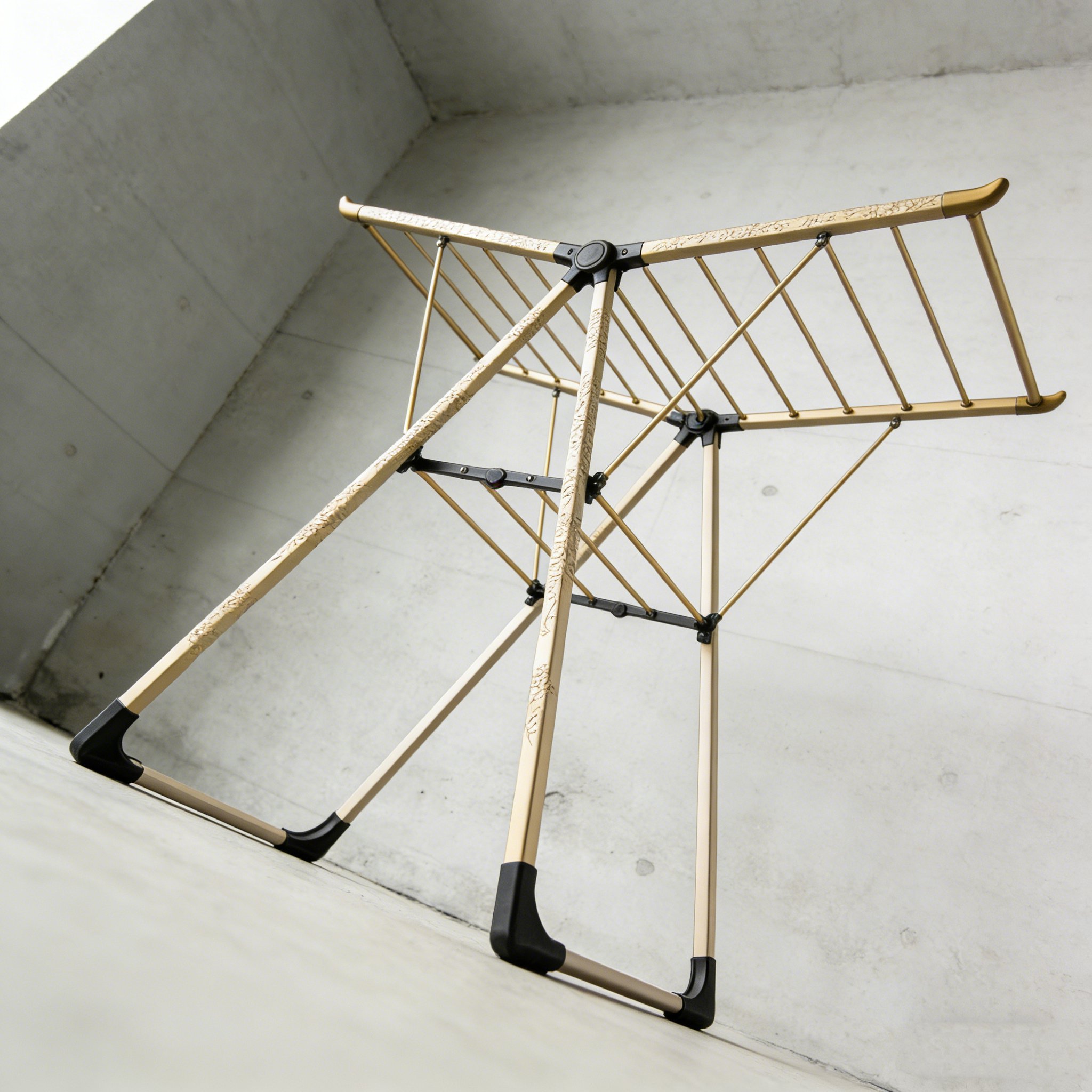 折りたたみ式物干しラック