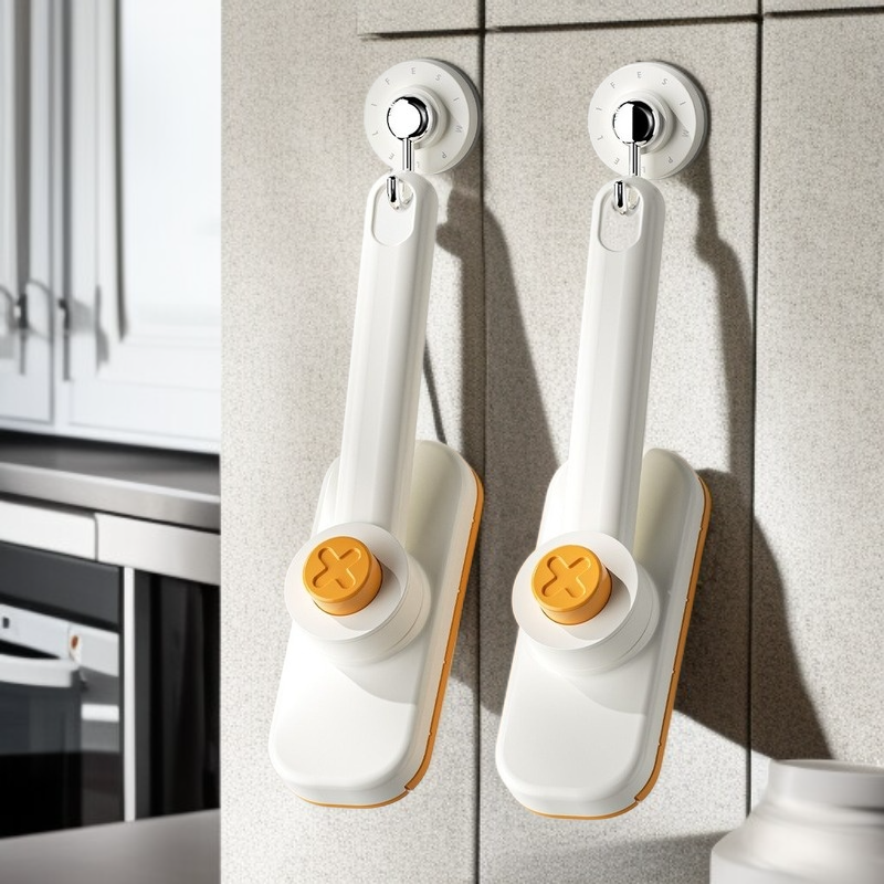 화장실 자동 청소 브러쉬 손세탁 클립 천 펌핑 세면대 작은 밀대 벽면과 바닥 닦기