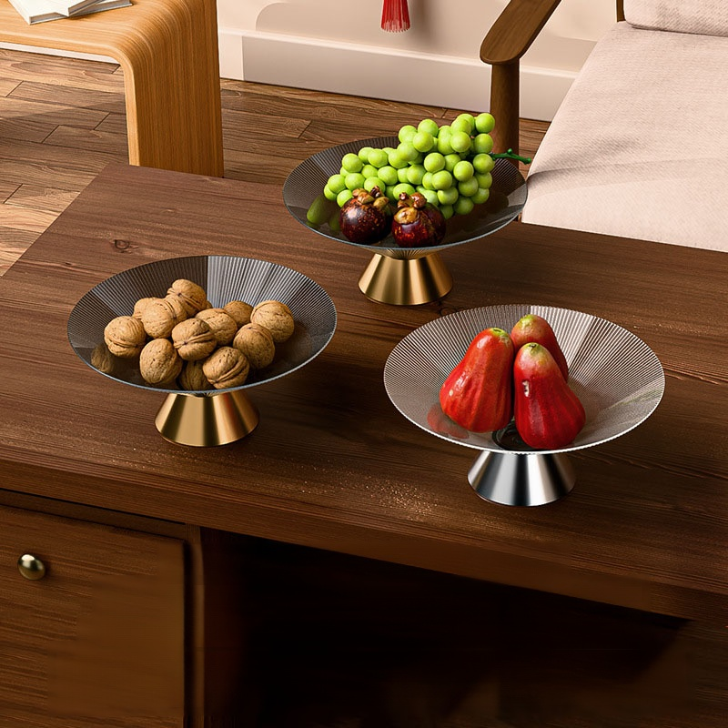 Coupe à bonbons à rayures nordique avec évacuation pour salon