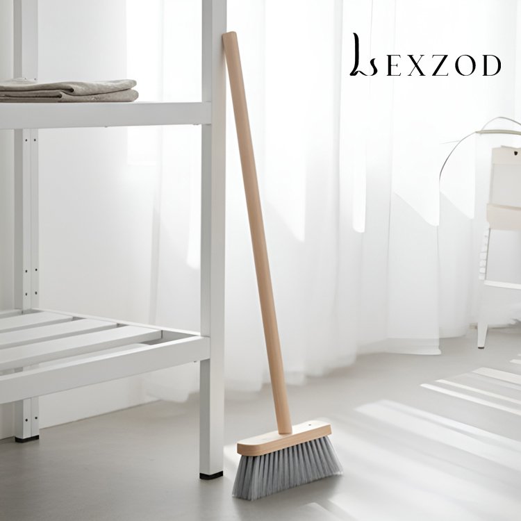 천연목색 빗자루(빗자루 2개)