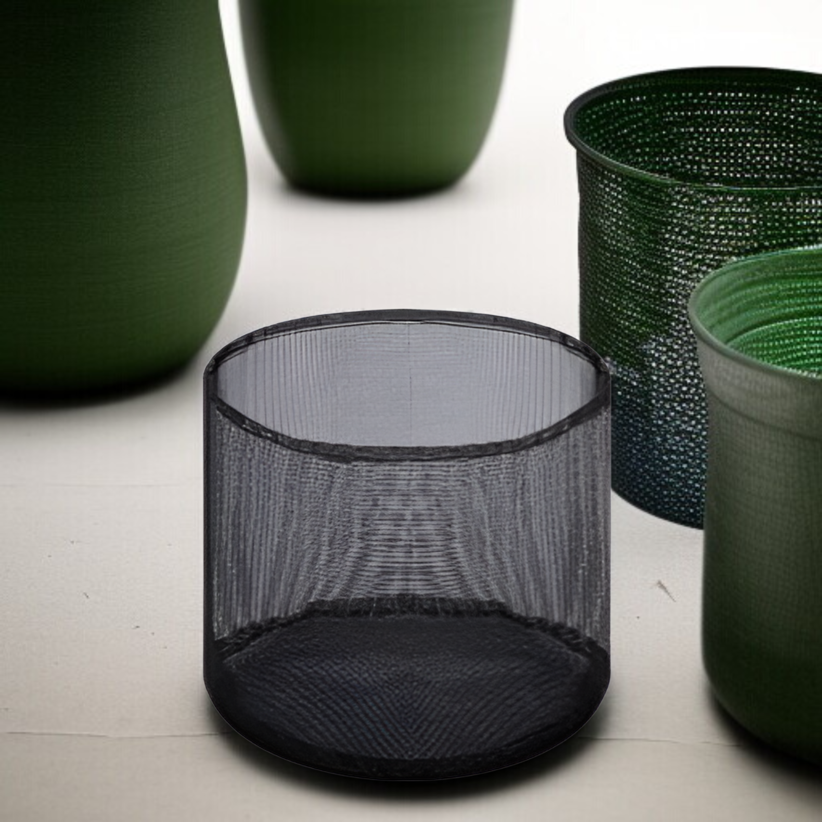 4ピース 水生栽培バッグ 再利用可能 メッシュ ウォーターガーデン 池 植木鉢