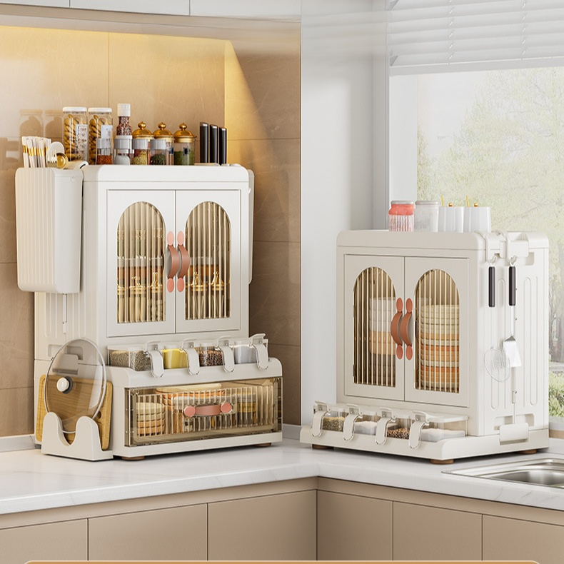 家用一體廚具調料置物櫃