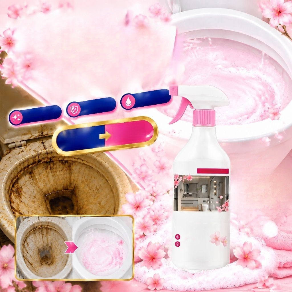 香りの良いトイレ用洗剤スプレー