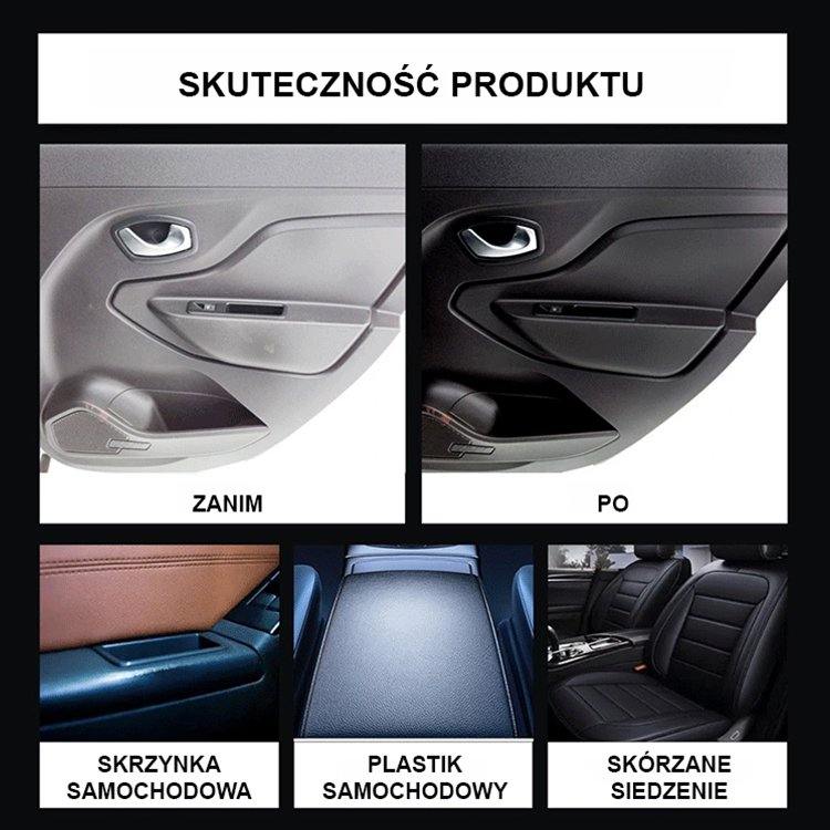 Środek do pielęgnacji i renowacji wnętrza samochodu