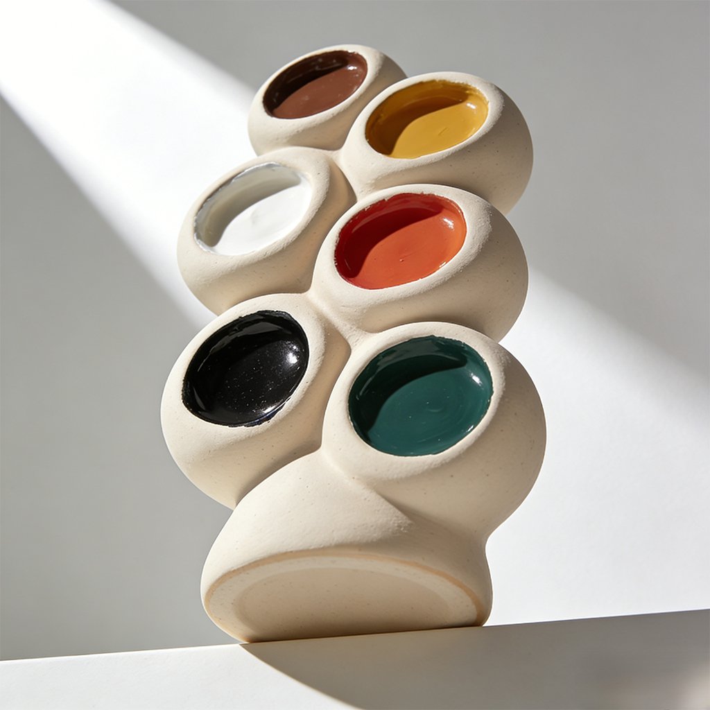 Δοκιμαστικός γύψος χρωμάτων σε συσκευασία