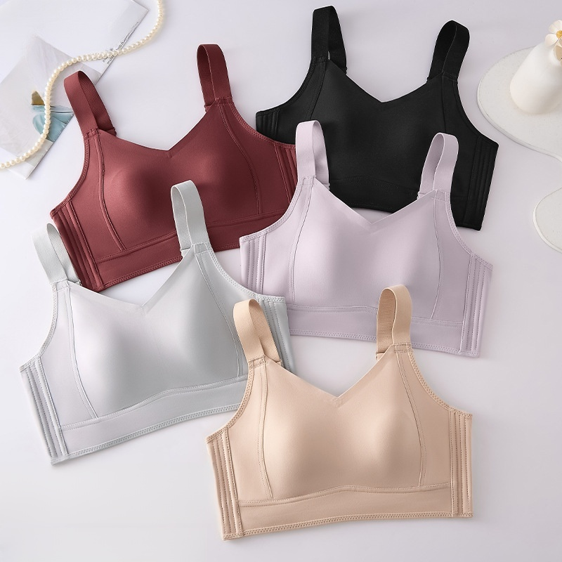 Seamless, skin-friendly, anti-sagging bra