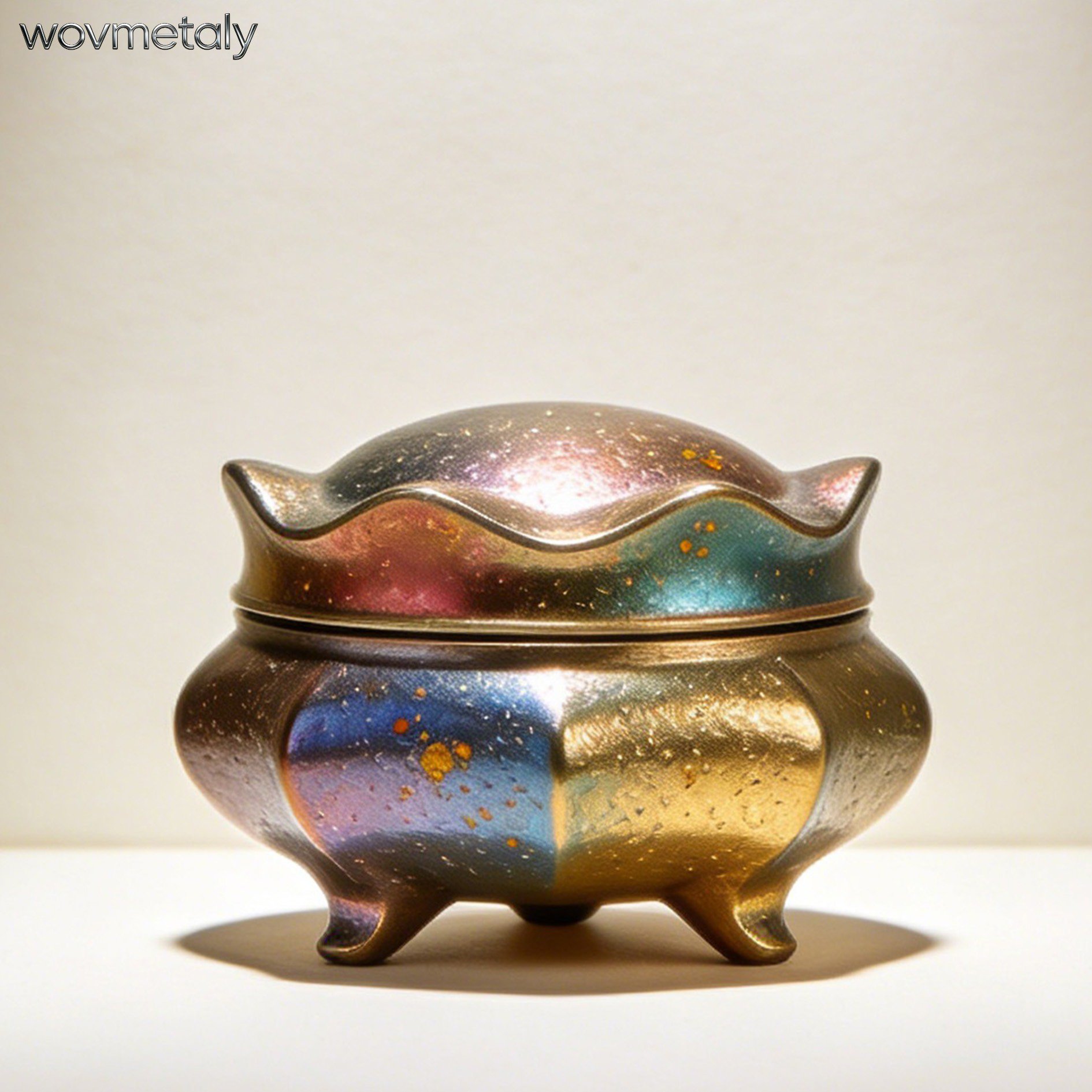 กล่องใส่แผ่นหมึกโลหะ (แพ็ค 4 ชิ้น)