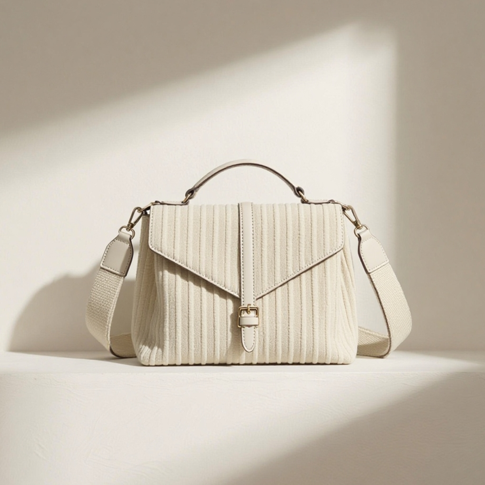 กระเป๋าสะพายข้างผ้ากำมะหยี่คลาสสิก