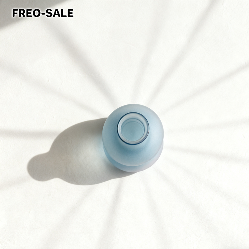 그라데이션 젖빛 유리 꽃병 (3개)