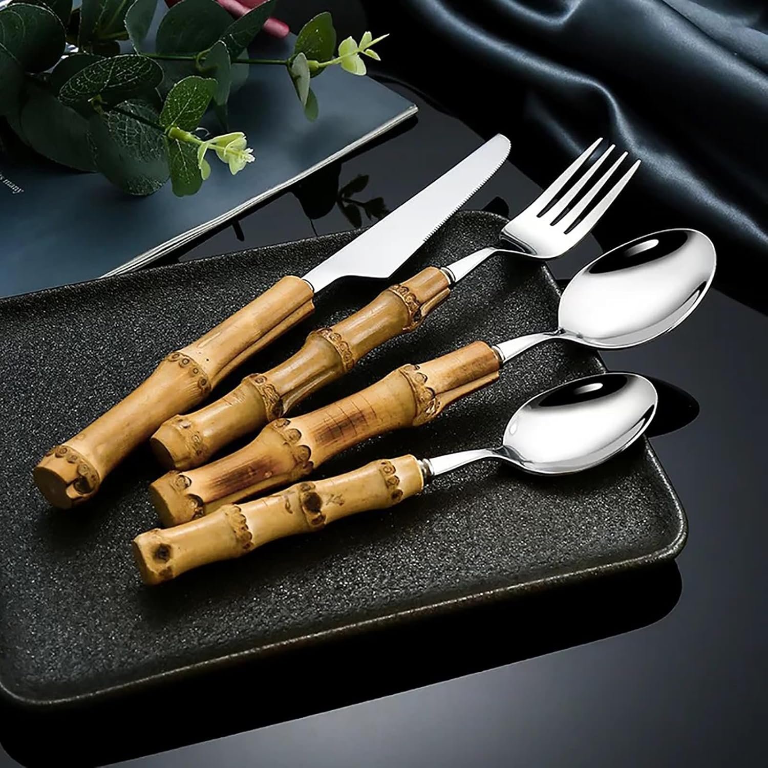 Genuine Natural Handmade Spoon and Fork Set