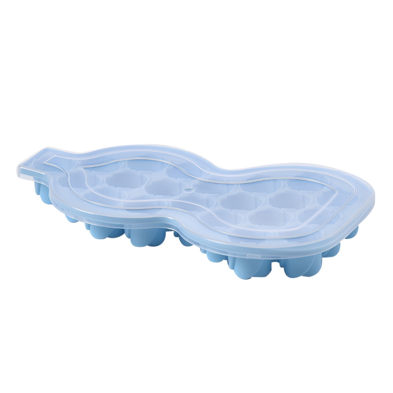 Gourd-shaped silicone ice cream mold