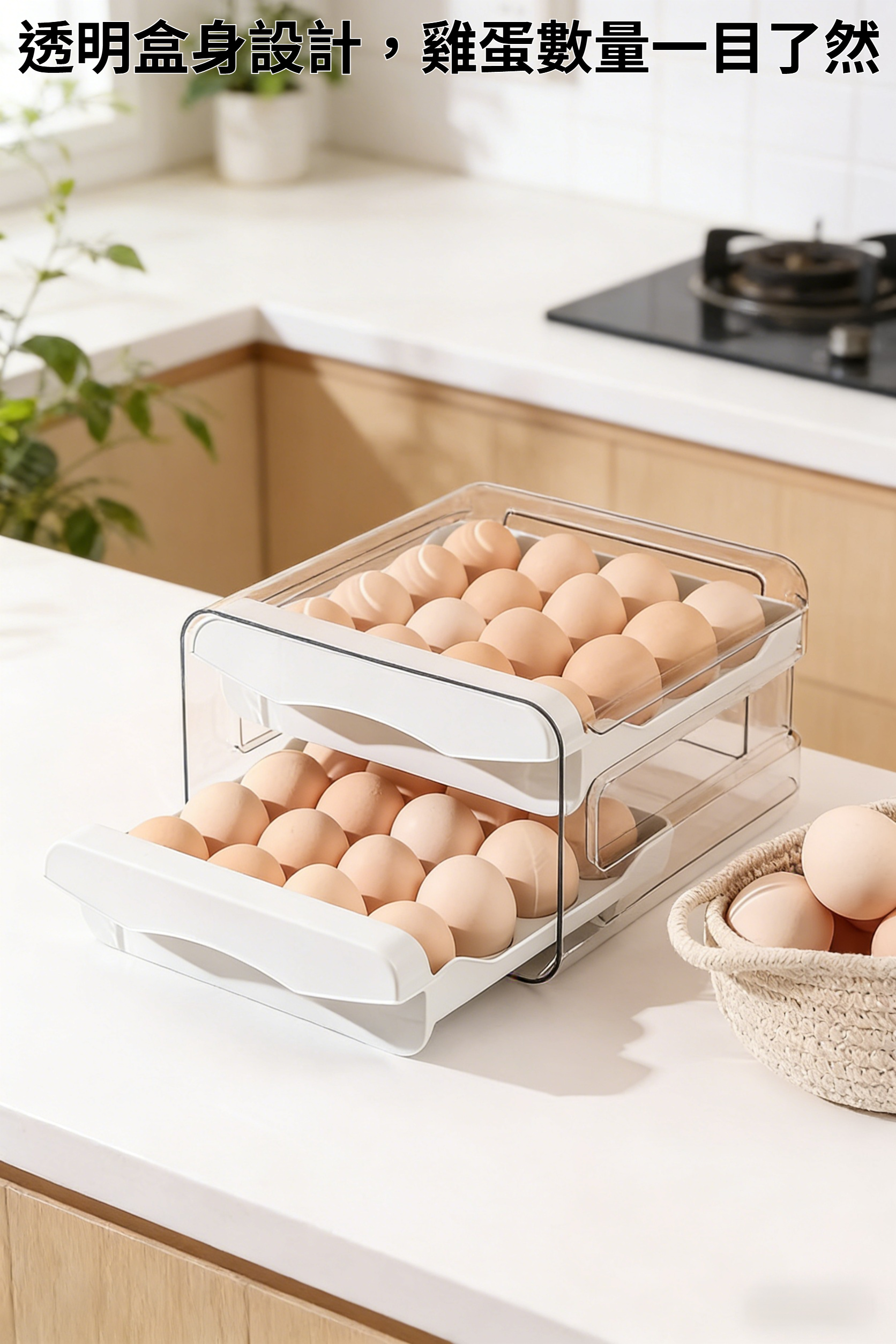 食品級雞蛋收納盒外觀展示