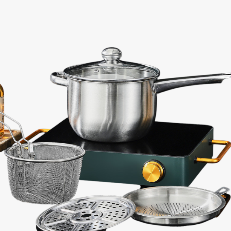 가정용 찜기 다용도 대용량 스테인리스 스틸 찜기 거름망 깊숙이 찜기 튀김 제작에 적합