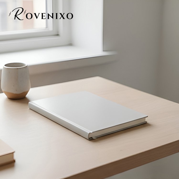 สมุดโน๊ตสีขาวสองเล่ม