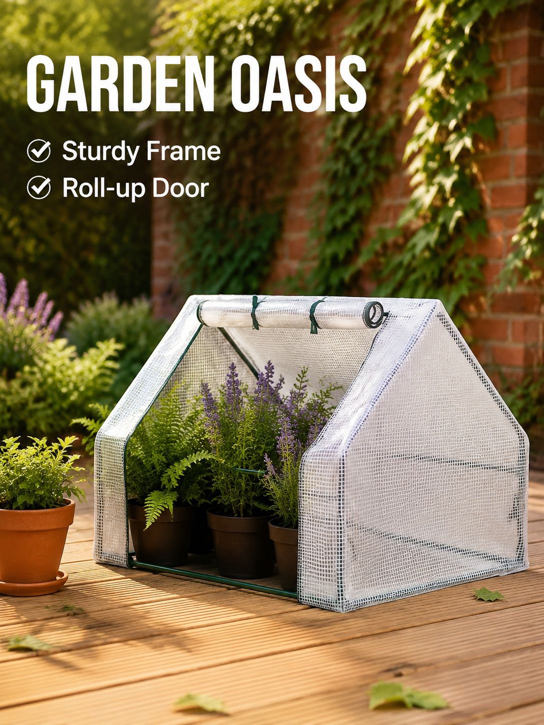 Frostproof Home Greenhouse for Balcony, Patio, Garden, and Outdoor Use