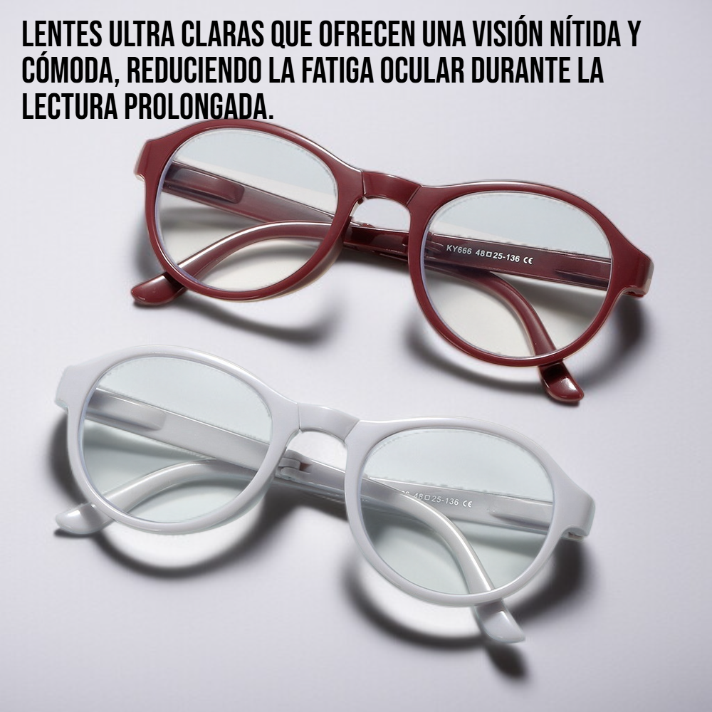 Gafas de lectura plegables ultra claras