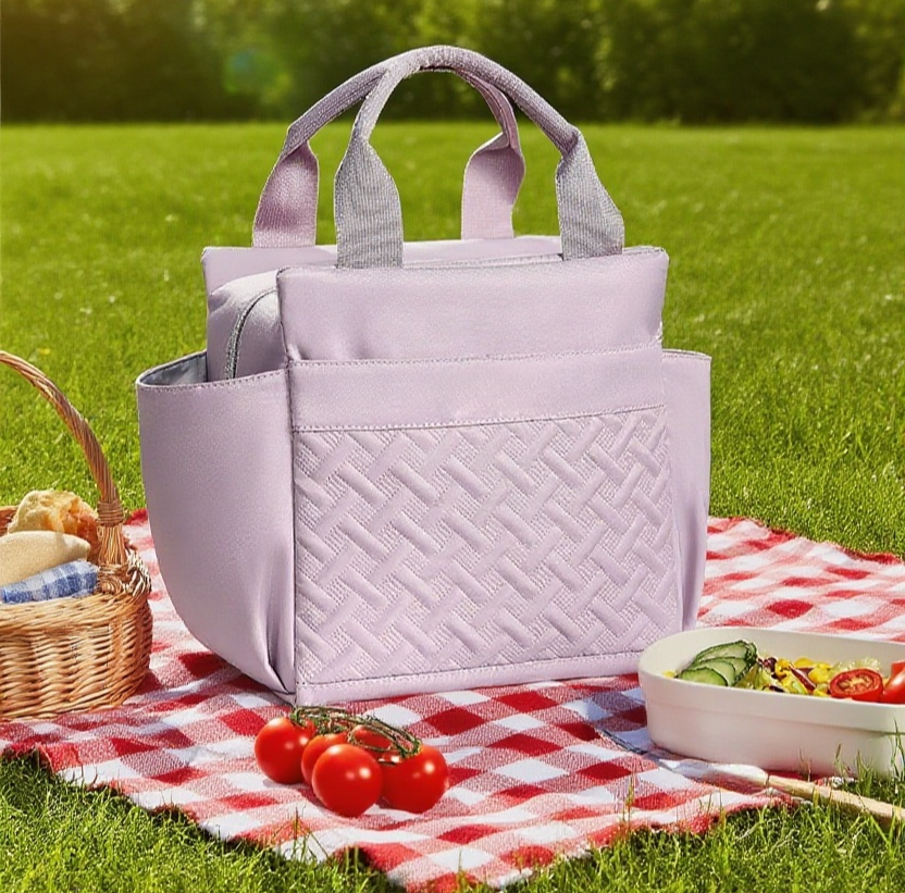 時尚大容量保溫便當包外觀設計