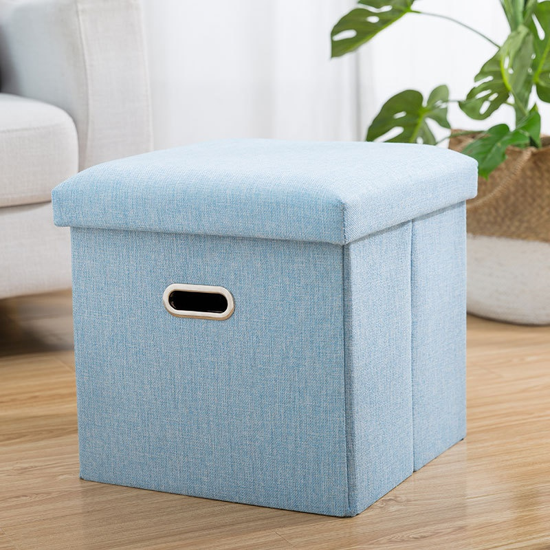 Fabric Foldable Shoe Changing Chair Storage Sofa Dustproof Home