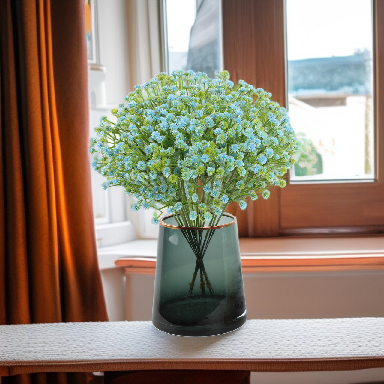 인공 꽃다발 장식