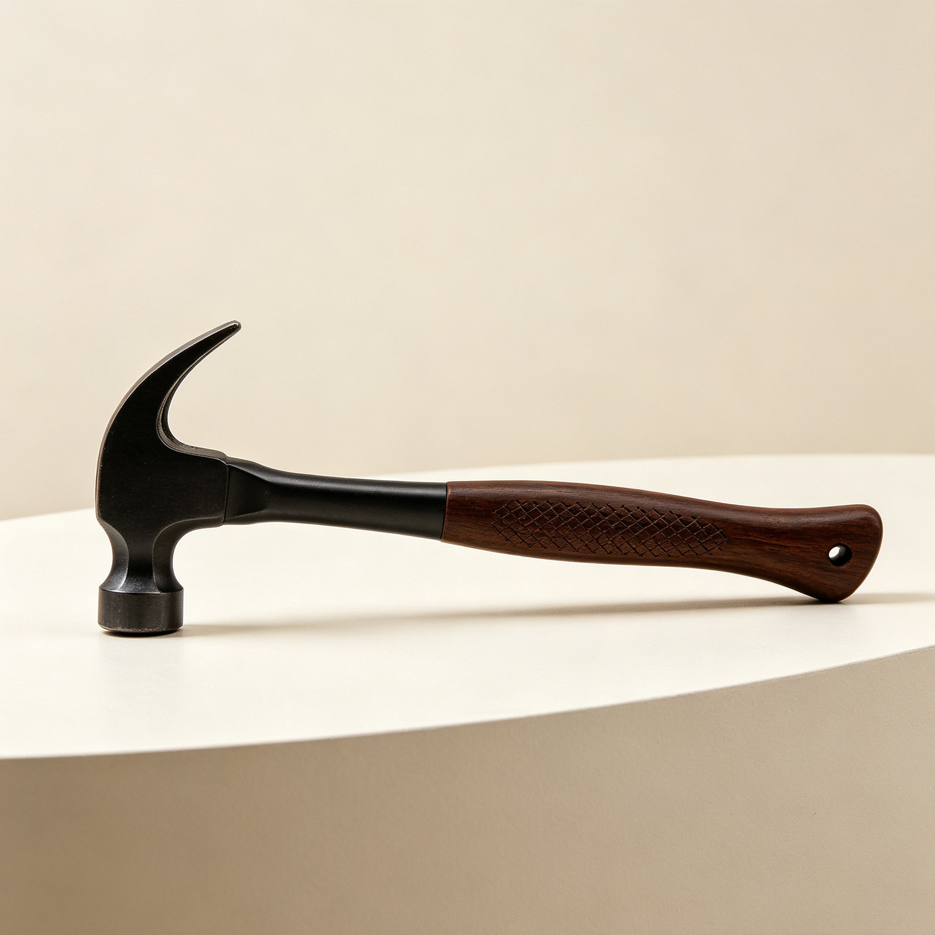 Black Wood Handle Claw Hammer