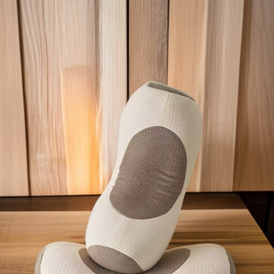 성인 메밀 베개 목 보호 베개 전용 한 쌍 베개 심 충전 메밀 껍데기 원통형 베개