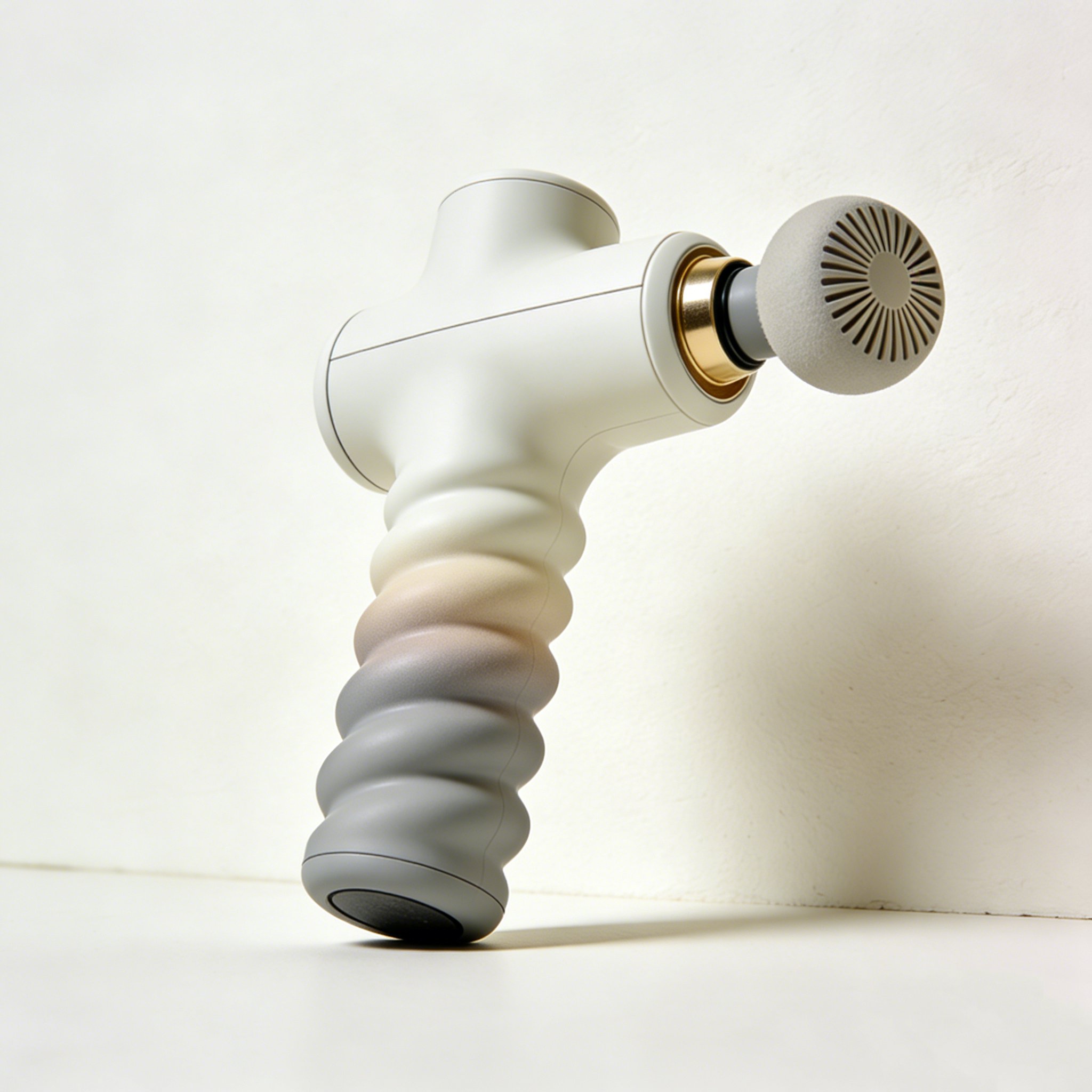 근육 마사지에 사용하는 무선 근막총