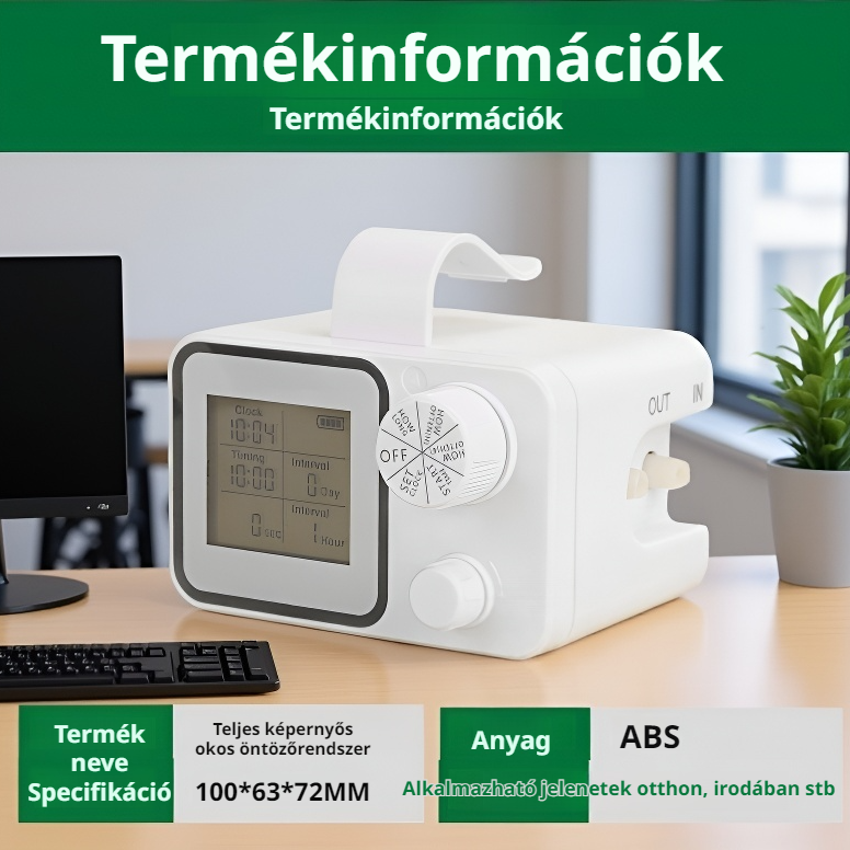  Automata öntöző időzítővel – intelligens öntözőrendszer teljes képernyővel