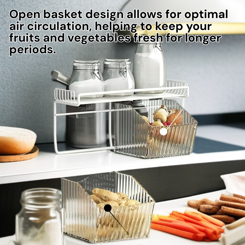  Wall-Mounted Kitchen Organizer, Stylish Design