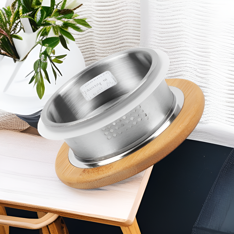 冷水ポット竹蓋付き金属ネットフィルターパーツ