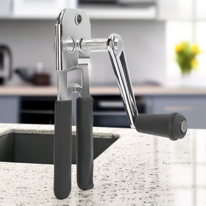 فتاحة علب يدوية للمطبخ، أداة فتح العلب الآمنة