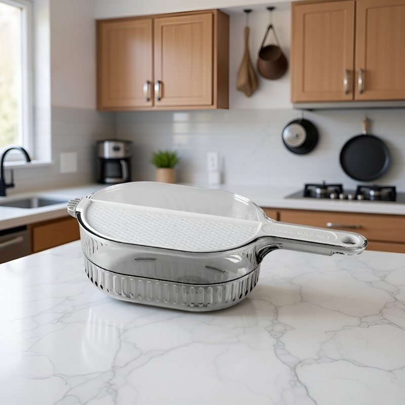 Multifunctional rice washing sieve