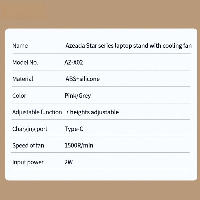 Laptop Accessory Silent Fan Cooling Stand