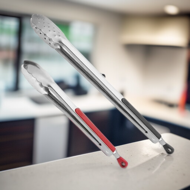 ที่คีบอาหารสแตนเลสอเนกประสงค์