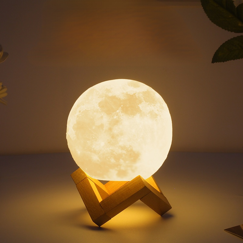 月ランプ手描きのナイトライト