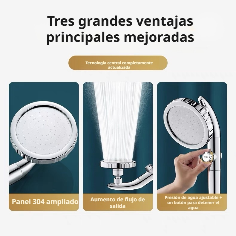 Ducha de mano con filtro incorporado