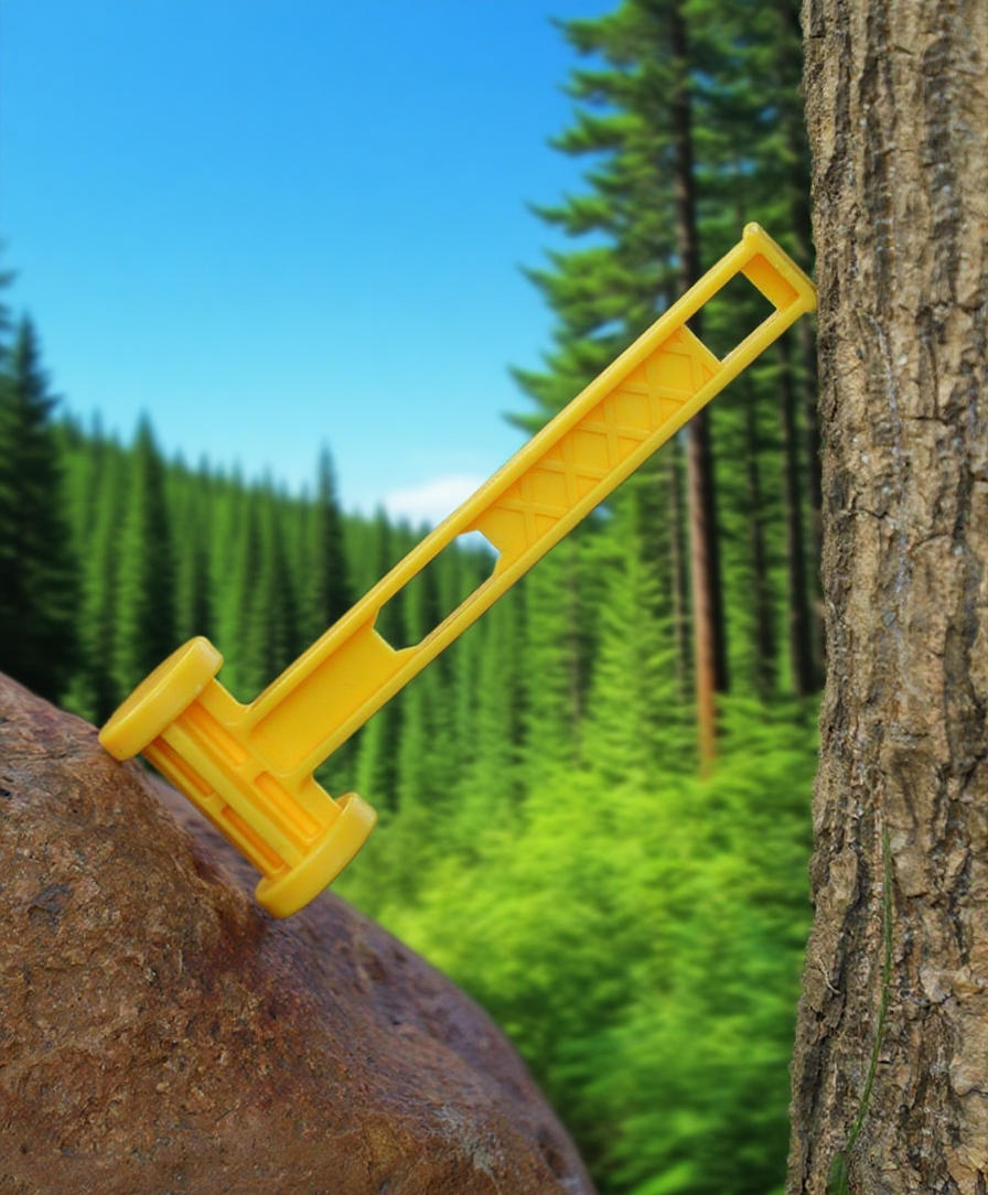 Ultra lightweight portable ground nail hammer for camping