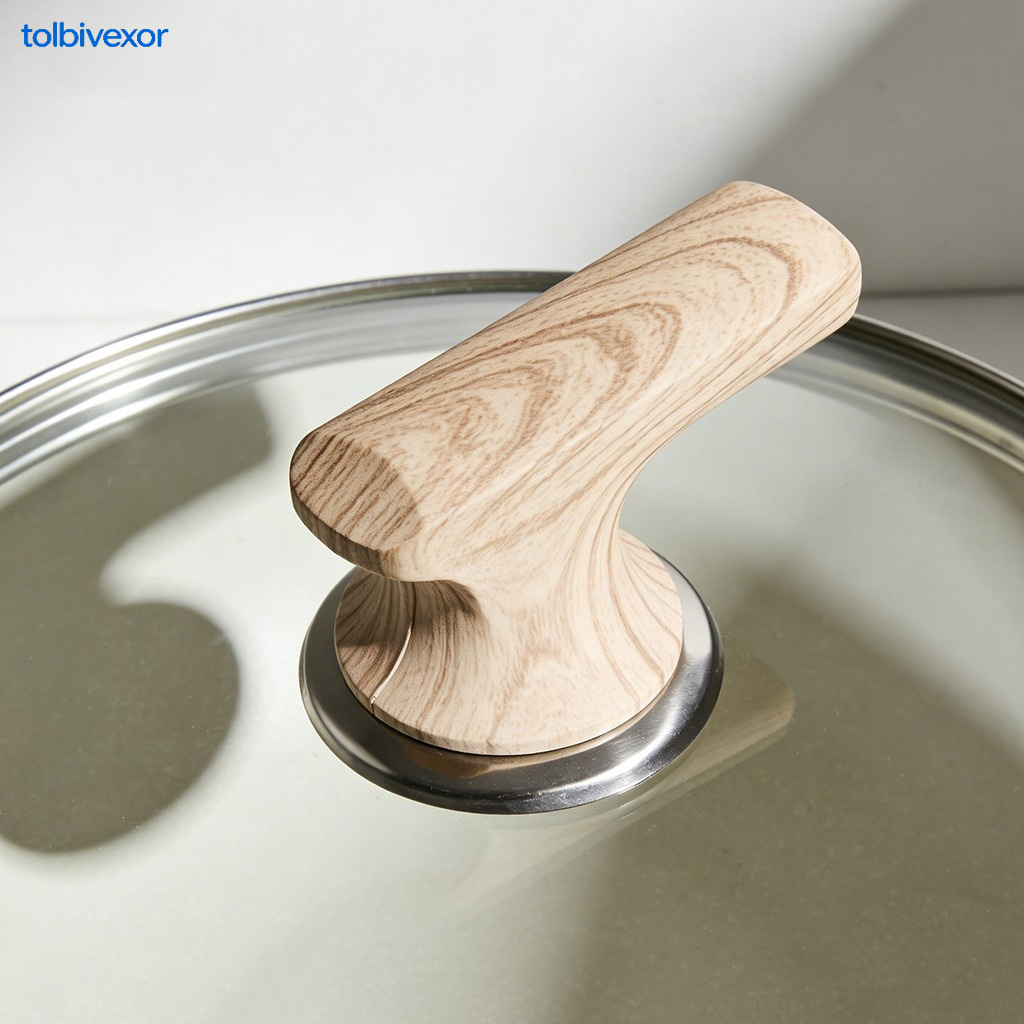 Wooden anti-scalding pot handle sleeves (5 pieces)