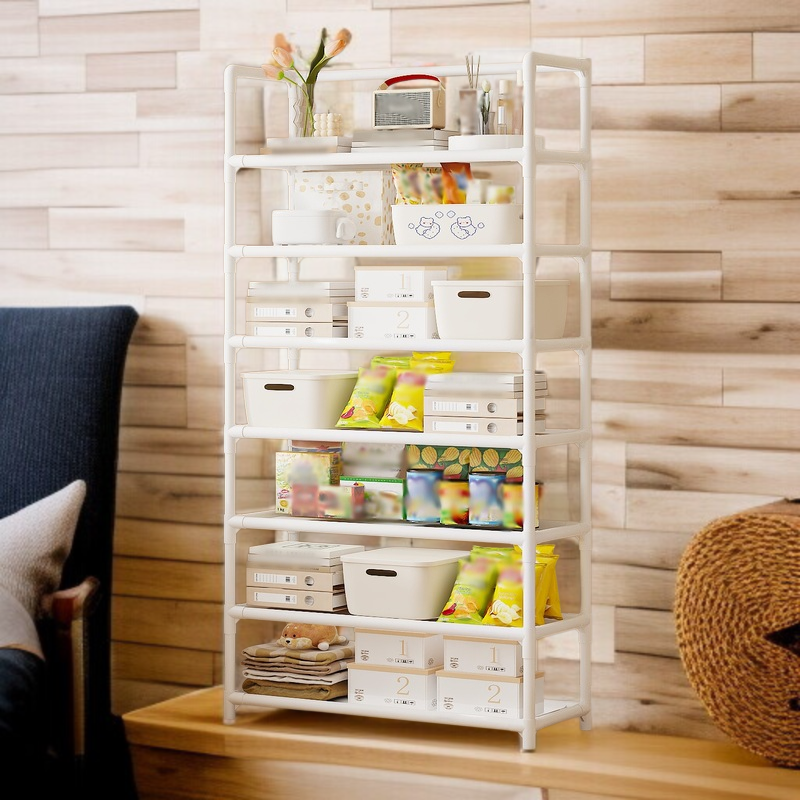 다용도 콤비 수납 선반 다층 홈 선반 실용 다층 수납 선반