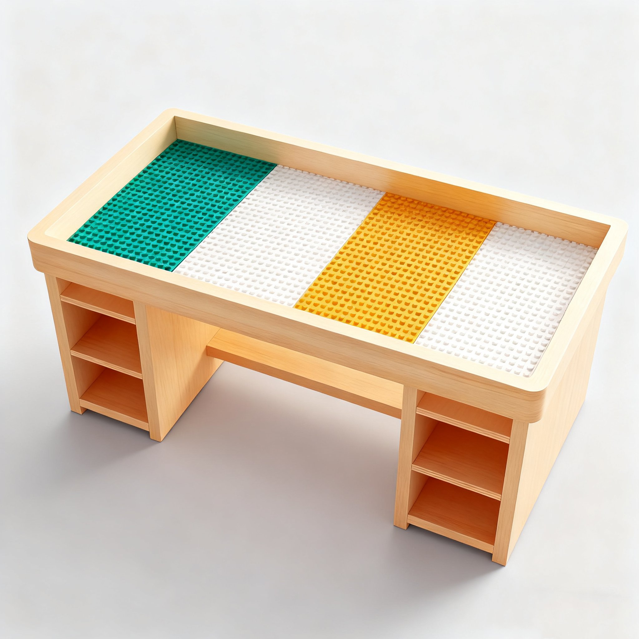 โต๊ะประกอบบล็อกสำหรับเด็ก