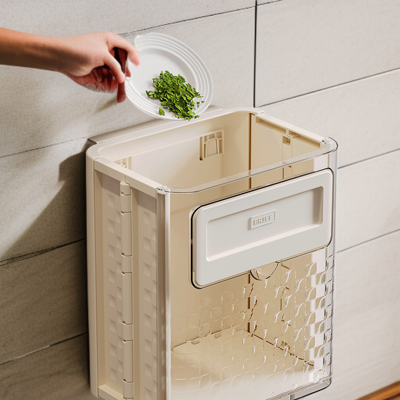 Einfach anzubringender Mülleimer ohne Bohren für Küche und Bad