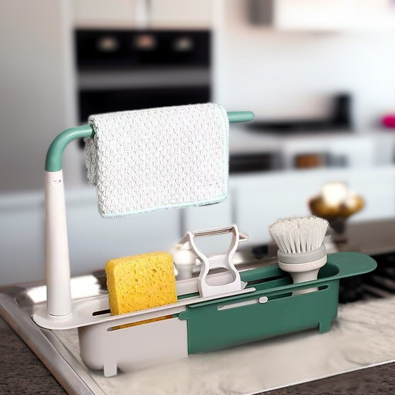 Easy to install kitchen storage basket